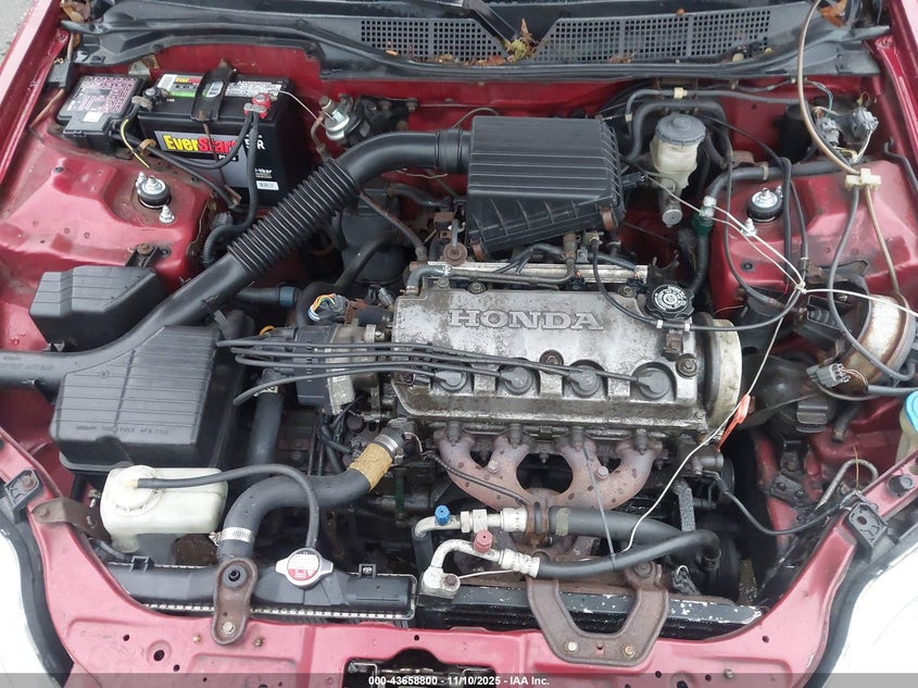 1998 Honda Civic Lx VIN: 1HGEJ6674WL039872 Lot: 43658800