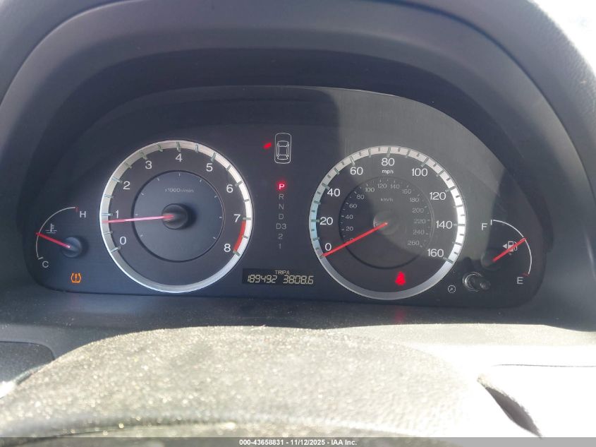 2009 Honda Accord 2.4 Ex-L VIN: 1HGCP26839A103858 Lot: 43658831