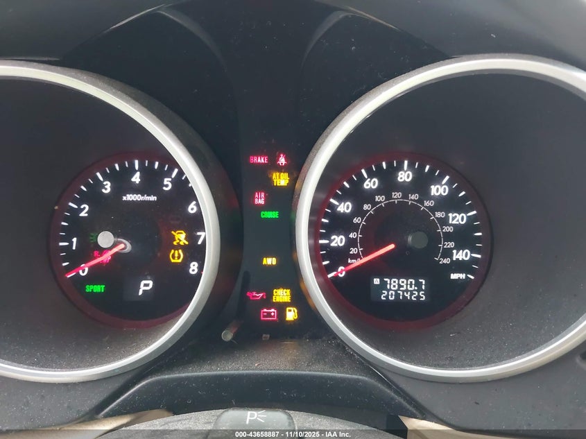 2008 Subaru Tribeca Limited 5-Passenger VIN: 4S4WX93D384419856 Lot: 43658887