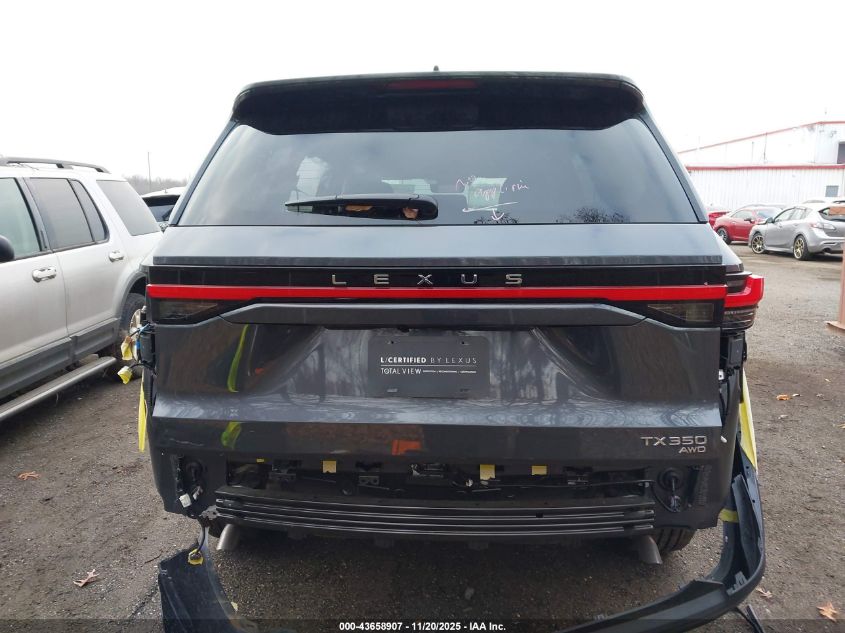 2025 Lexus Tx 350 Premium VIN: 5TDAAAB65SS030314 Lot: 43658907