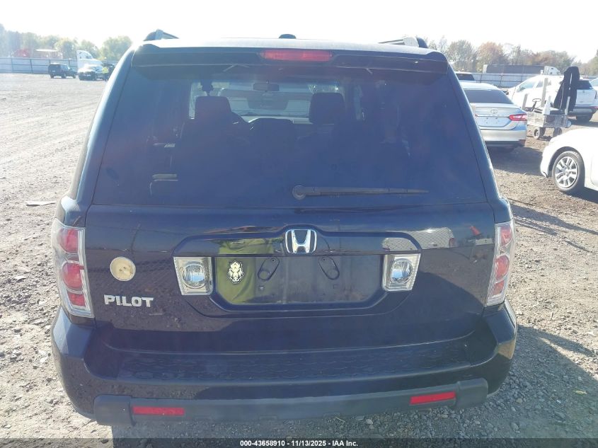 2008 Honda Pilot Vp VIN: 5FNYF28278B011822 Lot: 43658910