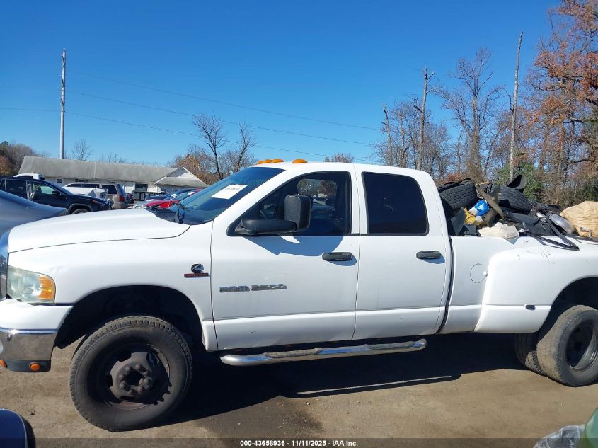 2003 Dodge Ram 3500 Slt/Laramie/St VIN: 3D7MU48C83G739117 Lot: 43658936