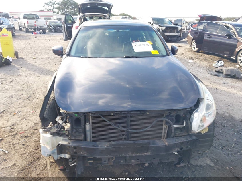 2011 Infiniti G25X VIN: JN1DV6AR5BM450373 Lot: 43659042