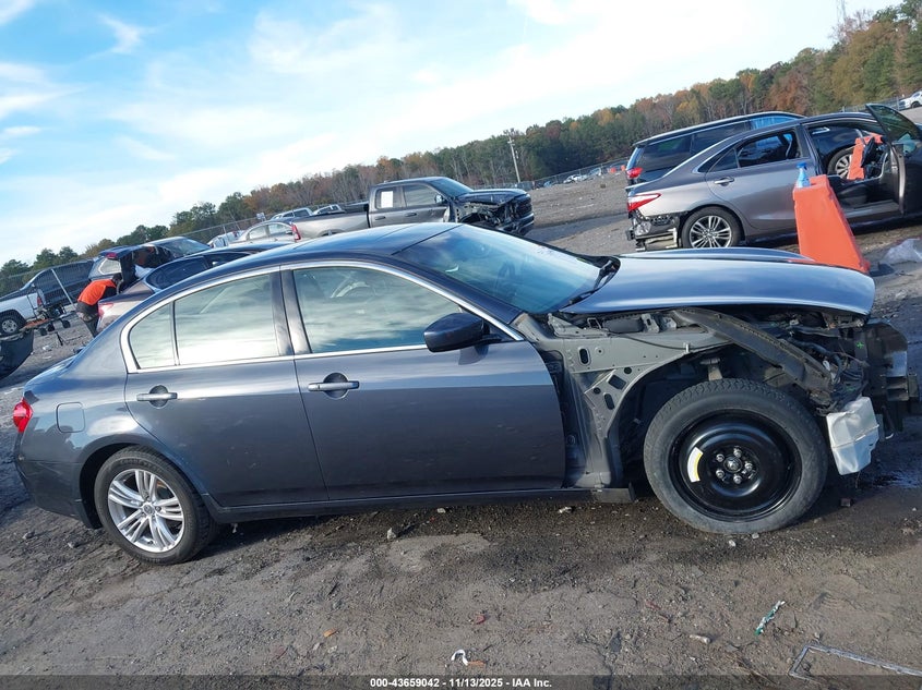 2011 Infiniti G25X VIN: JN1DV6AR5BM450373 Lot: 43659042