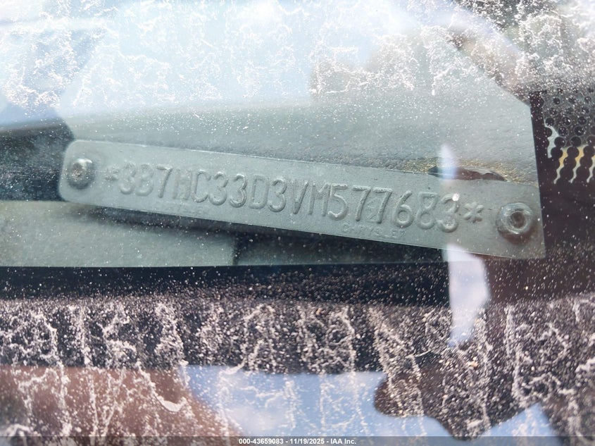 1997 Dodge Ram 3500 St VIN: 3B7MC33D3VM577683 Lot: 43659083