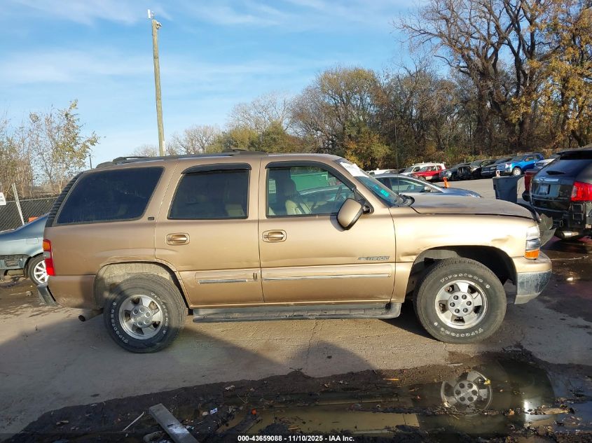 2001 Chevrolet Tahoe Lt VIN: 1GNEK13T51J136056 Lot: 43659088