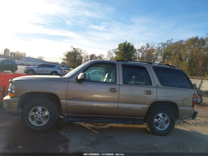2001 Chevrolet Tahoe Lt VIN: 1GNEK13T51J136056 Lot: 43659088
