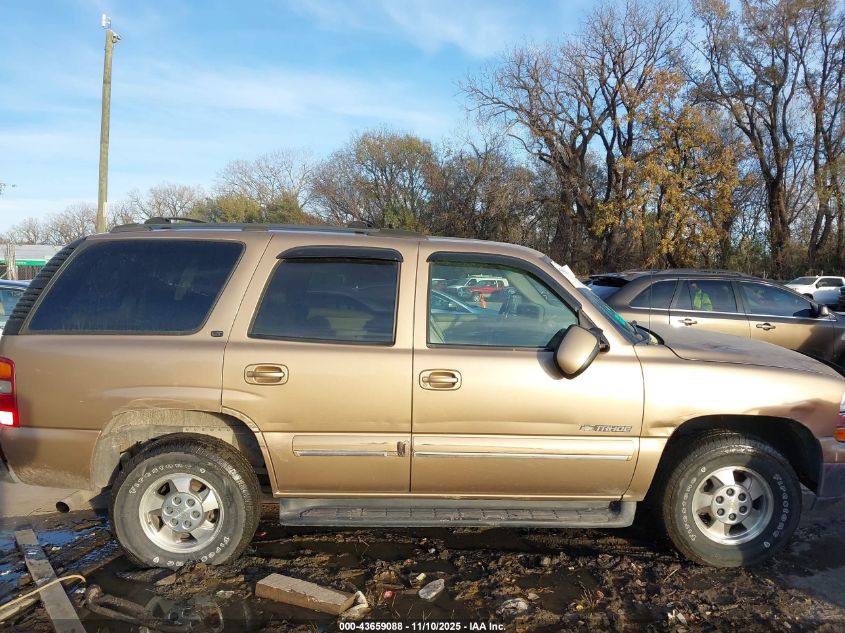 2001 Chevrolet Tahoe Lt VIN: 1GNEK13T51J136056 Lot: 43659088