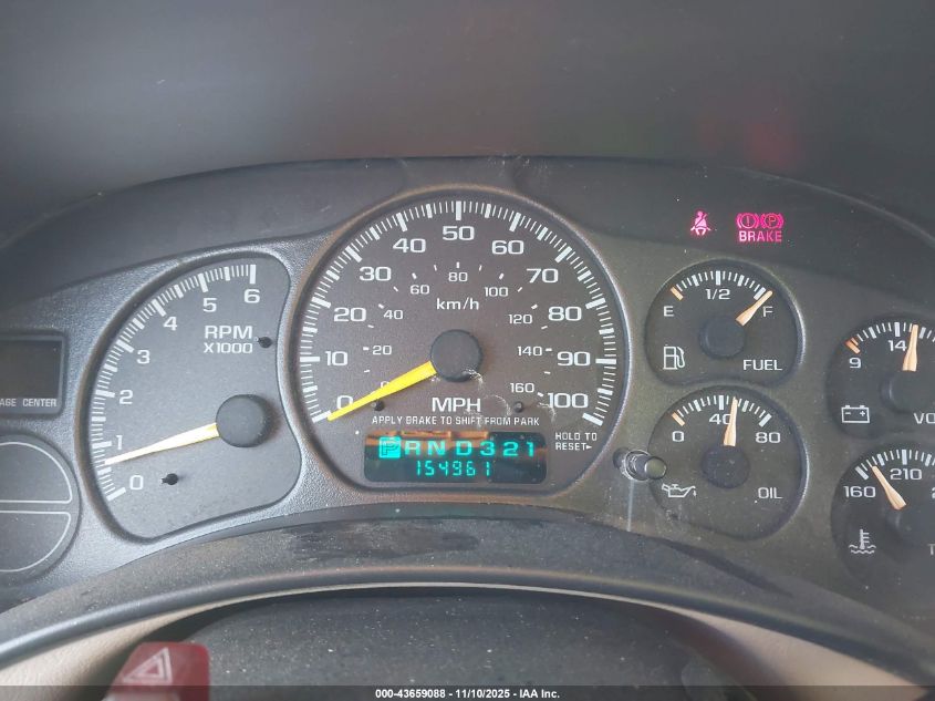 2001 Chevrolet Tahoe Lt VIN: 1GNEK13T51J136056 Lot: 43659088