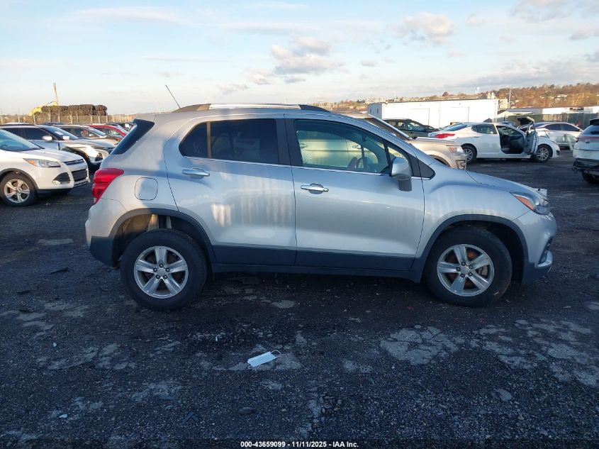 2019 Chevrolet Trax Lt VIN: 3GNCJPSB1KL285208 Lot: 43659099