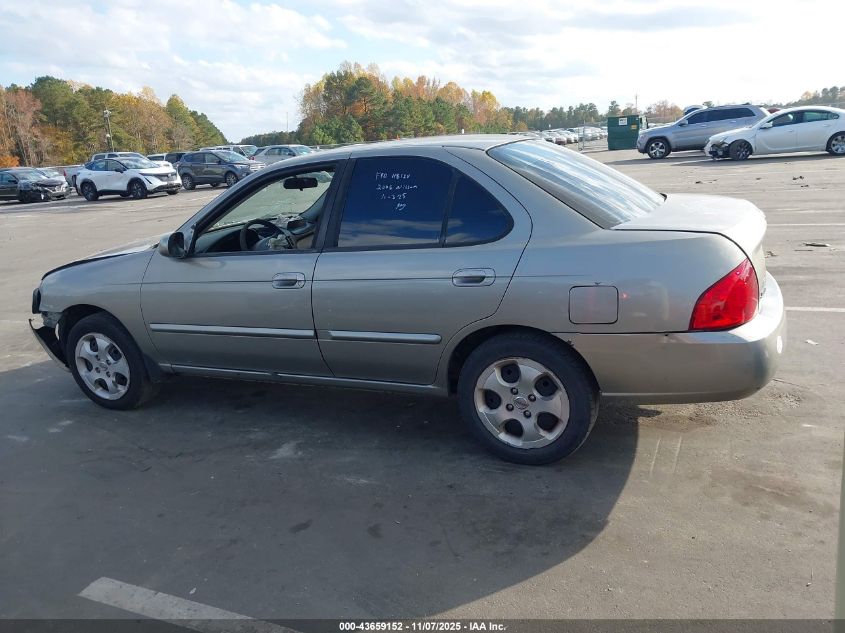 2006 Nissan Sentra 1.8S VIN: 3N1CB51D16L637516 Lot: 43659152