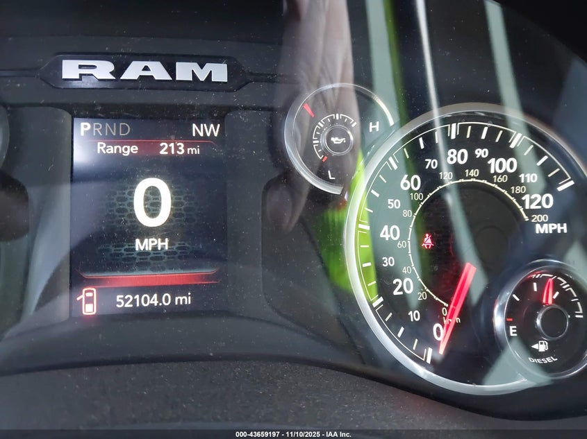 2024 Ram 2500 Big Horn 4X4 6'4 Box VIN: 3C6UR5DL0RG246006 Lot: 43659197