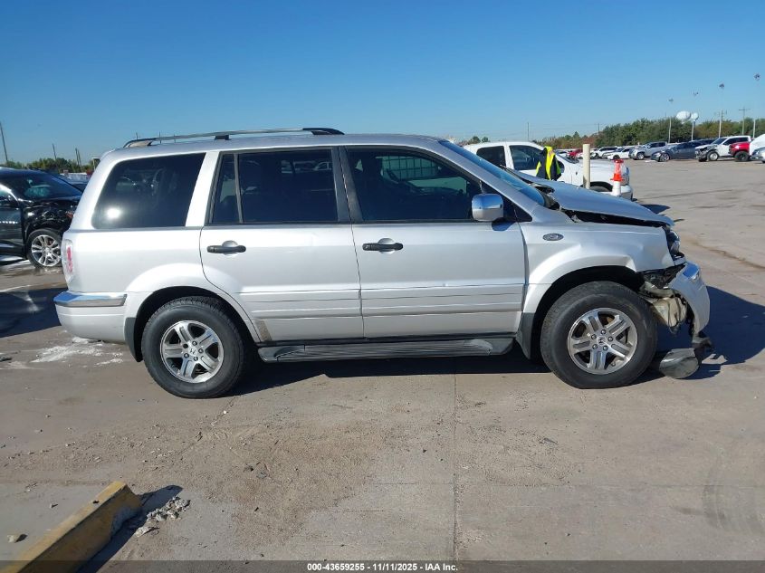 2005 Honda Pilot Ex-L VIN: 5FNYF18565B038722 Lot: 43659255
