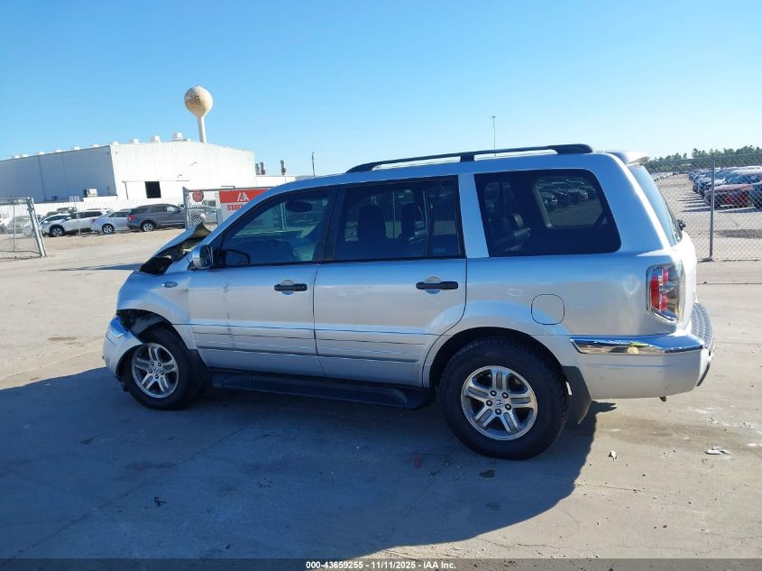 2005 Honda Pilot Ex-L VIN: 5FNYF18565B038722 Lot: 43659255
