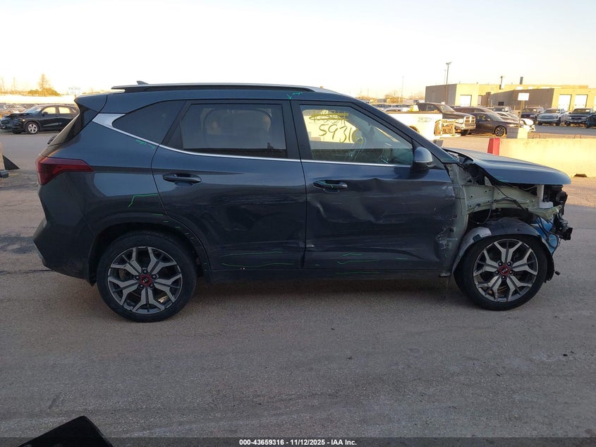 2021 Kia Seltos S Turbo VIN: KNDEUCA23M7195634 Lot: 43659316