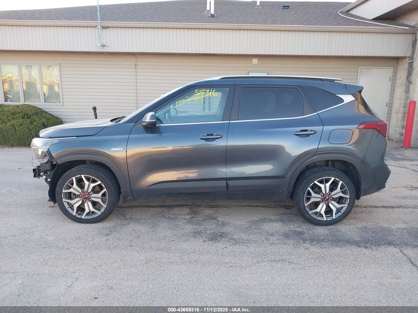 2021 Kia Seltos S Turbo VIN: KNDEUCA23M7195634 Lot: 43659316
