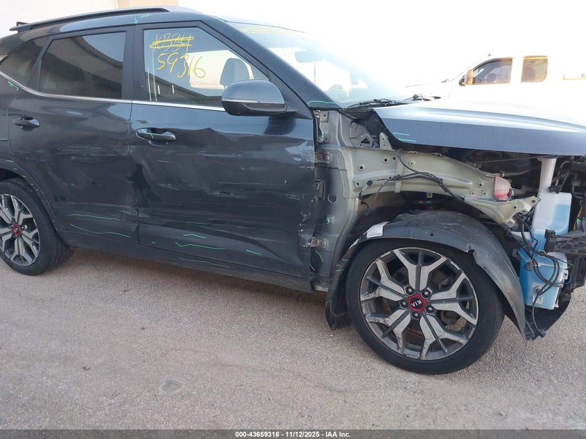 2021 Kia Seltos S Turbo VIN: KNDEUCA23M7195634 Lot: 43659316