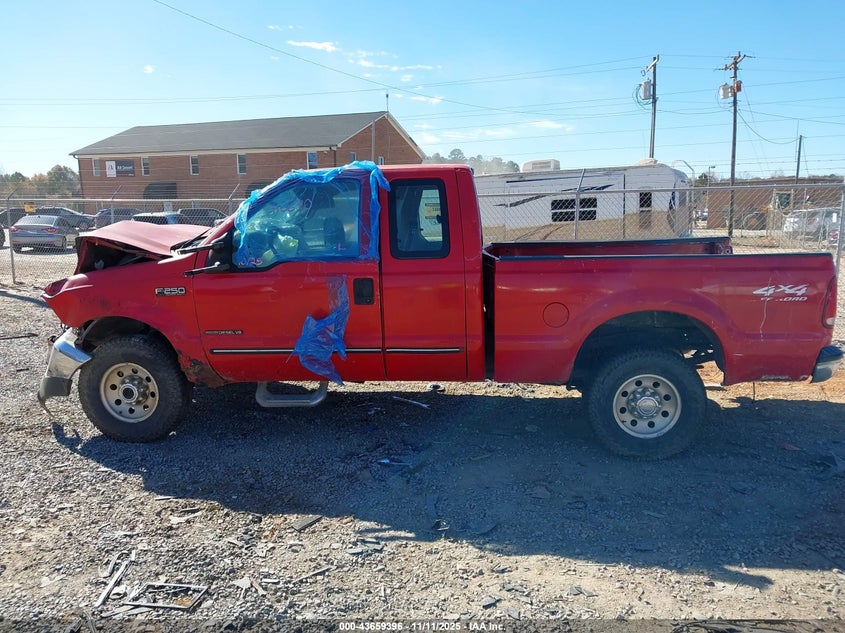 2000 Ford F-250 Lariat/Xl/Xlt VIN: 1FTNX21F6YEC04302 Lot: 43659396