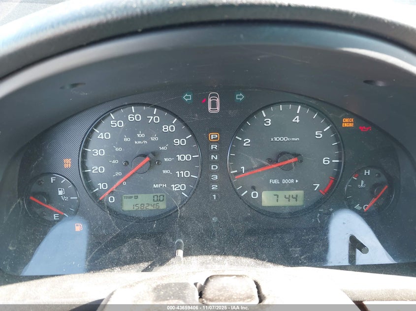 2002 Subaru Outback H6-3.0 Vdc VIN: 4S3BH896827666587 Lot: 43659406