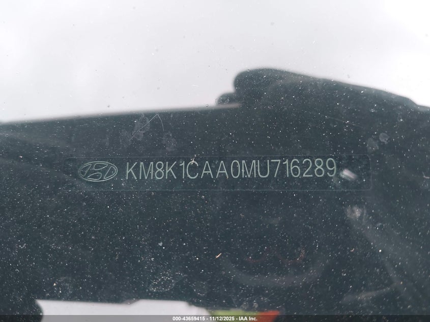 2021 HYUNDAI KONA SE KM8K1CAA0MU716289