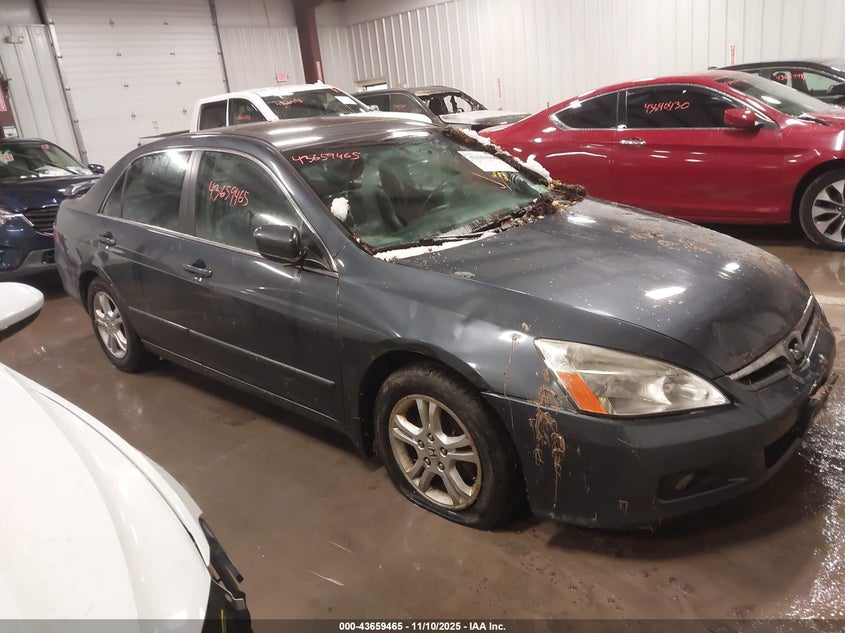 1HGCM55827A082963 2007 Honda Accord 2.4 Ex auction photo 1