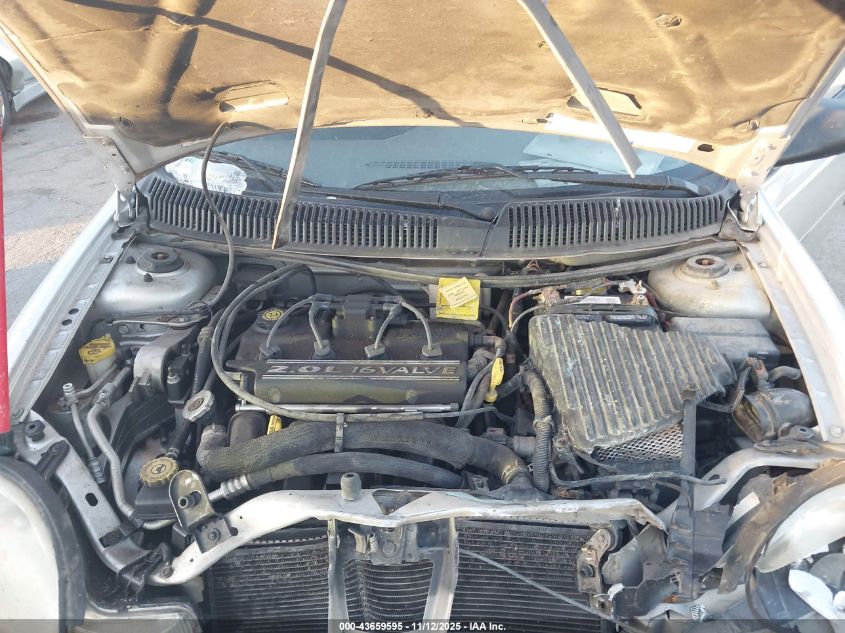 2001 Plymouth Neon Highline VIN: 1P3ES46C41D106972 Lot: 43659595