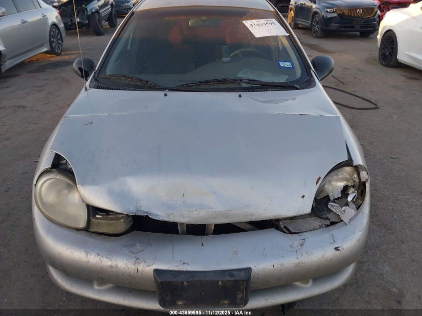 2001 Plymouth Neon Highline VIN: 1P3ES46C41D106972 Lot: 43659595