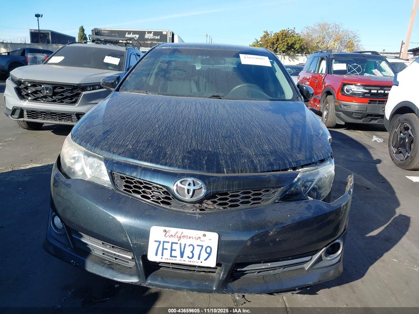 2013 TOYOTA CAMRY SE 4T1BF1FK0DU663455