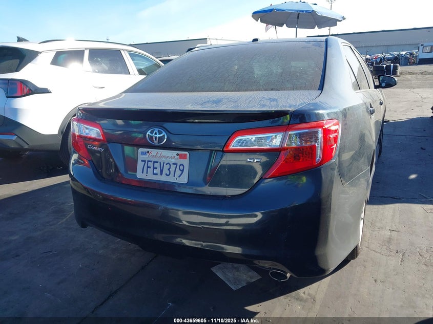 2013 TOYOTA CAMRY SE 4T1BF1FK0DU663455