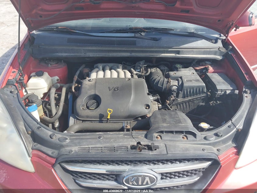 2008 Kia Rondo Ex V6 VIN: KNAFG526287128843 Lot: 43659620