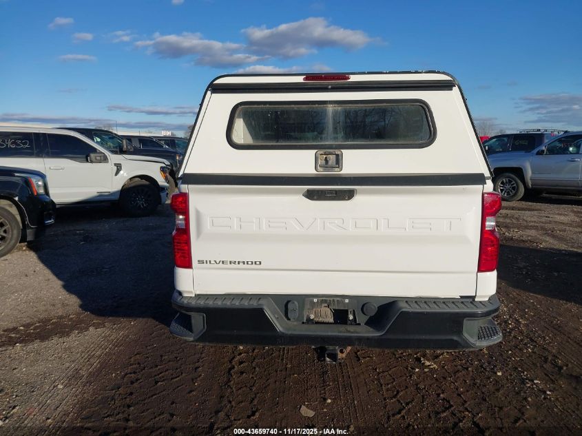 2021 Chevrolet Silverado 1500 4Wd Standard Bed Wt VIN: 1GCRYAEF6MZ316491 Lot: 43659740