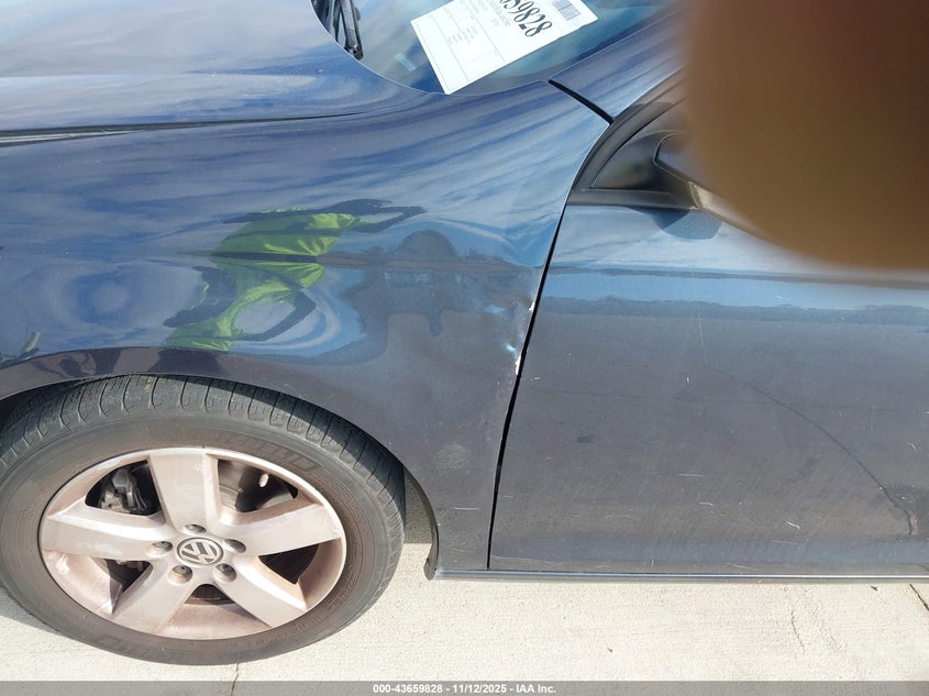 2009 Volkswagen Jetta 2.5L S VIN: 3VWKM71K89M308546 Lot: 43659828