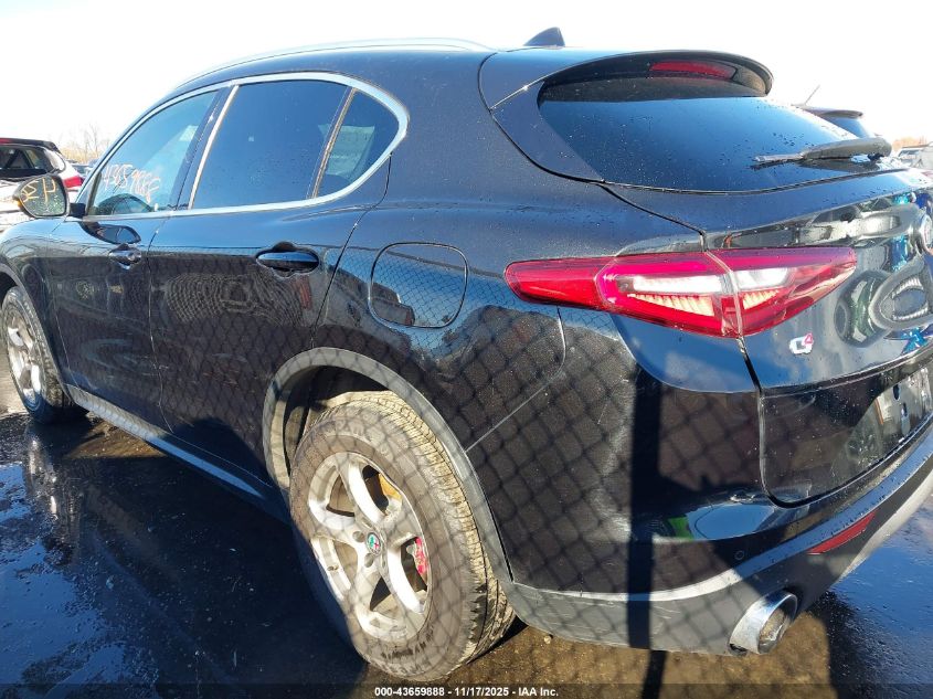 2018 Alfa Romeo Stelvio Awd VIN: ZASFAKAN6J7B73048 Lot: 43659888