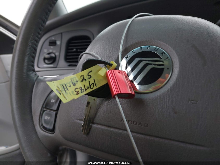 2001 Mercury Grand Marquis Ls VIN: 2MEFM75W71X660848 Lot: 43659925