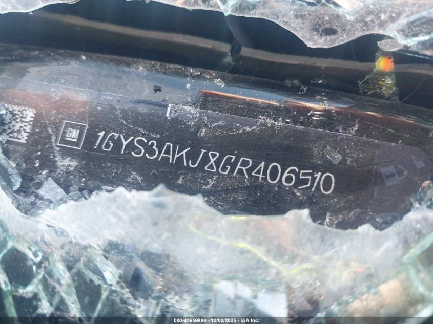 2016 Cadillac Escalade Standard VIN: 1GYS3AKJ8GR406510 Lot: 43659999