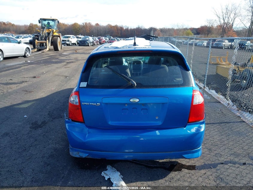 2006 Kia Spectra5 VIN: KNAFE161265311066 Lot: 43660009
