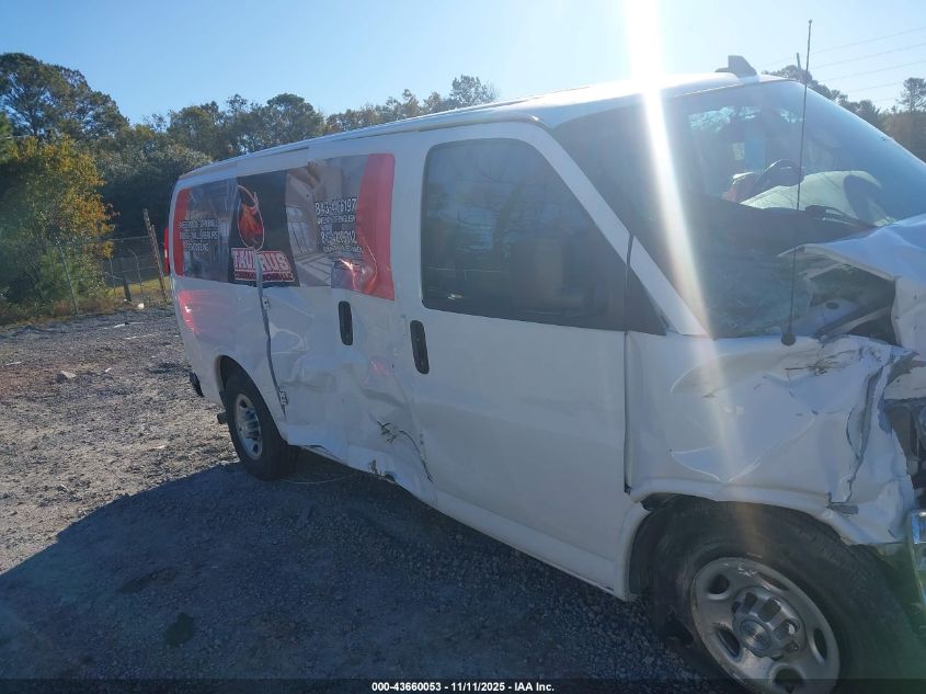 2021 Chevrolet Express Cargo Rwd 2500 Regular Wheelbase Wt VIN: 1GCWGAFP7M1303261 Lot: 43660053