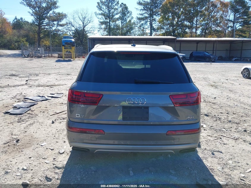 2017 Audi Q7 3.0T Premium VIN: WA1LAAF70HD037231 Lot: 43660062