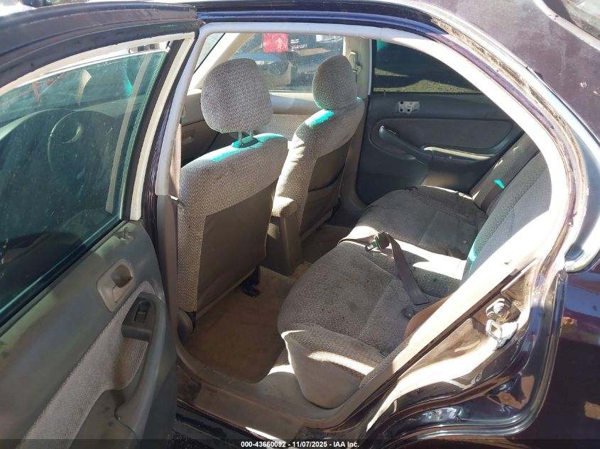 2000 Honda Civic Ex VIN: 1HGEJ8642YL037655 Lot: 43660092