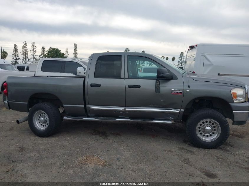 2008 Dodge Ram 2500 Slt/Power Wagon VIN: 3D7KS28A78G107135 Lot: 43660139