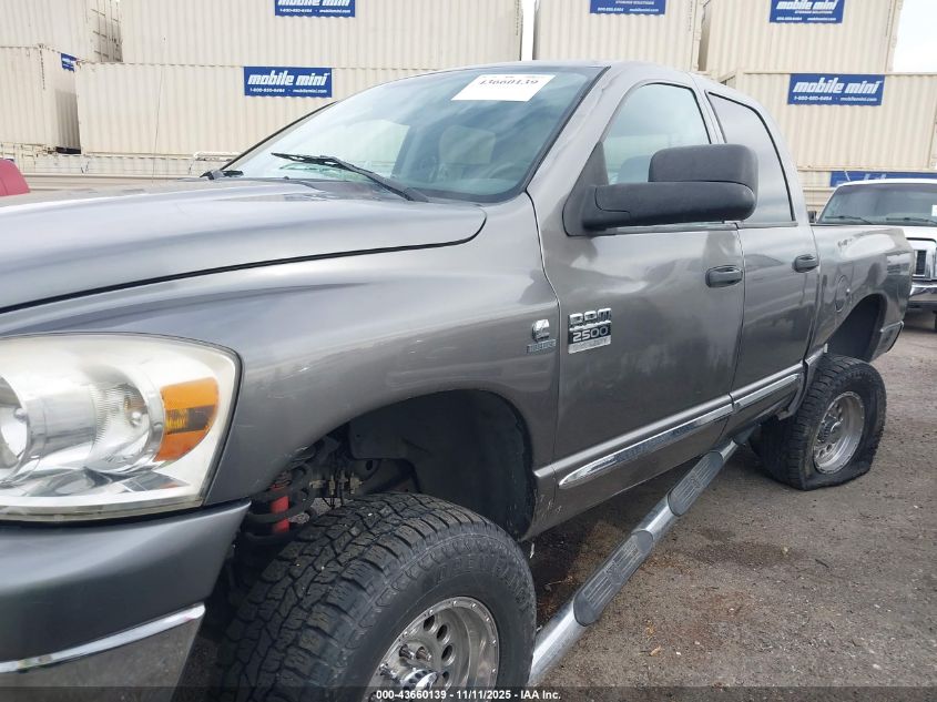 2008 Dodge Ram 2500 Slt/Power Wagon VIN: 3D7KS28A78G107135 Lot: 43660139