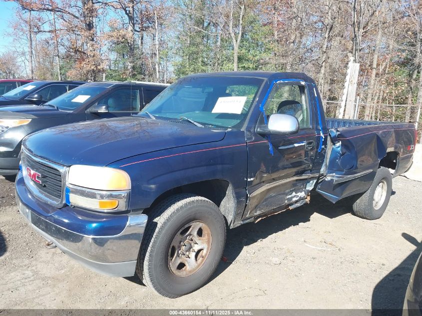 2001 GMC Sierra 1500 Sle VIN: 1GTEK14T31Z303264 Lot: 43660154