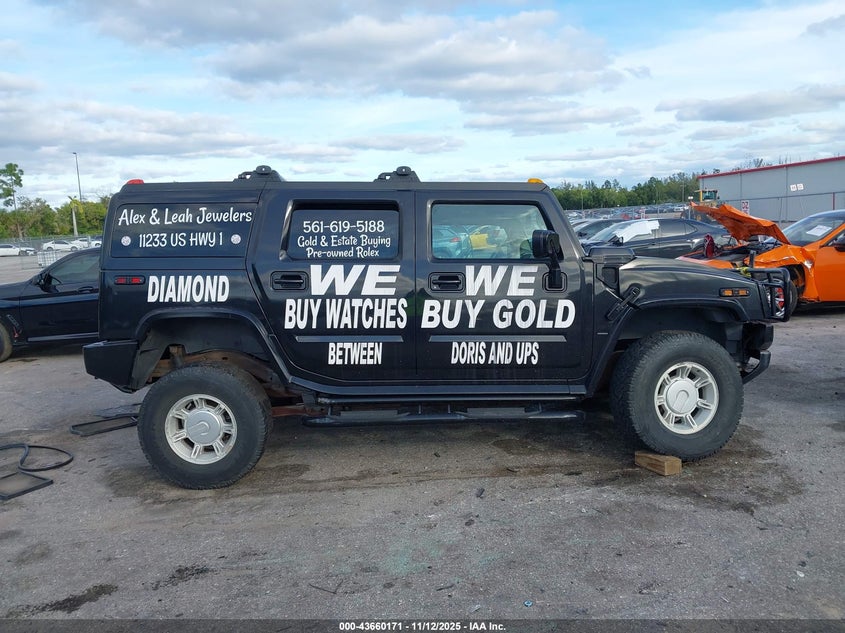 2003 Hummer H2 VIN: 5GRGN23U33H107154 Lot: 43660171