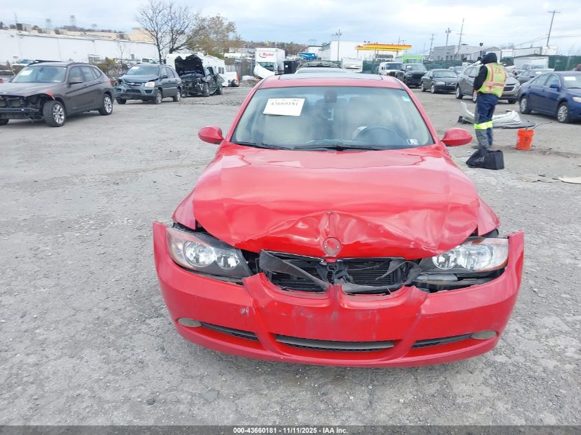 2006 BMW 325I VIN: WBAVB13506KX48755 Lot: 43660181