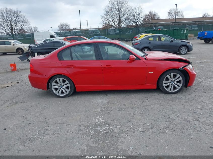 2006 BMW 325I VIN: WBAVB13506KX48755 Lot: 43660181