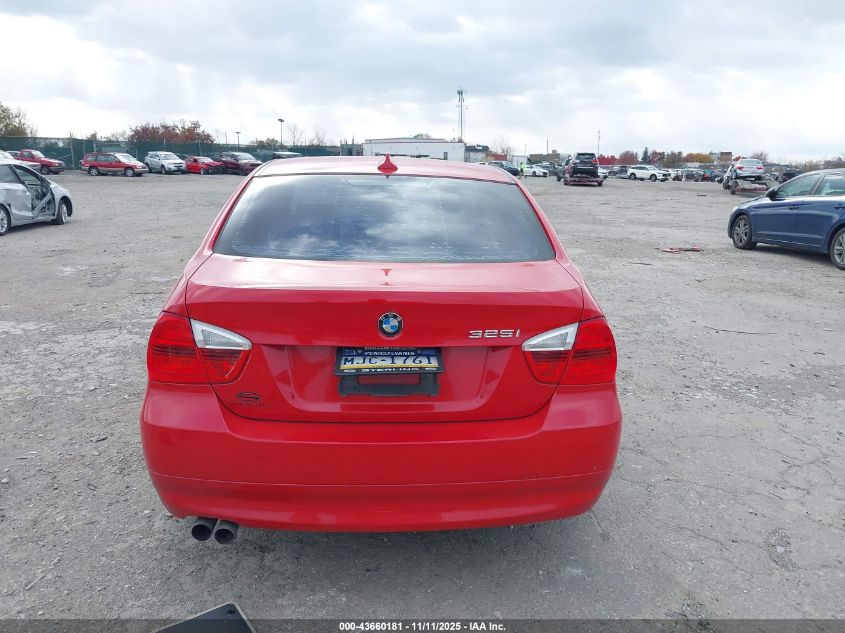 2006 BMW 325I VIN: WBAVB13506KX48755 Lot: 43660181