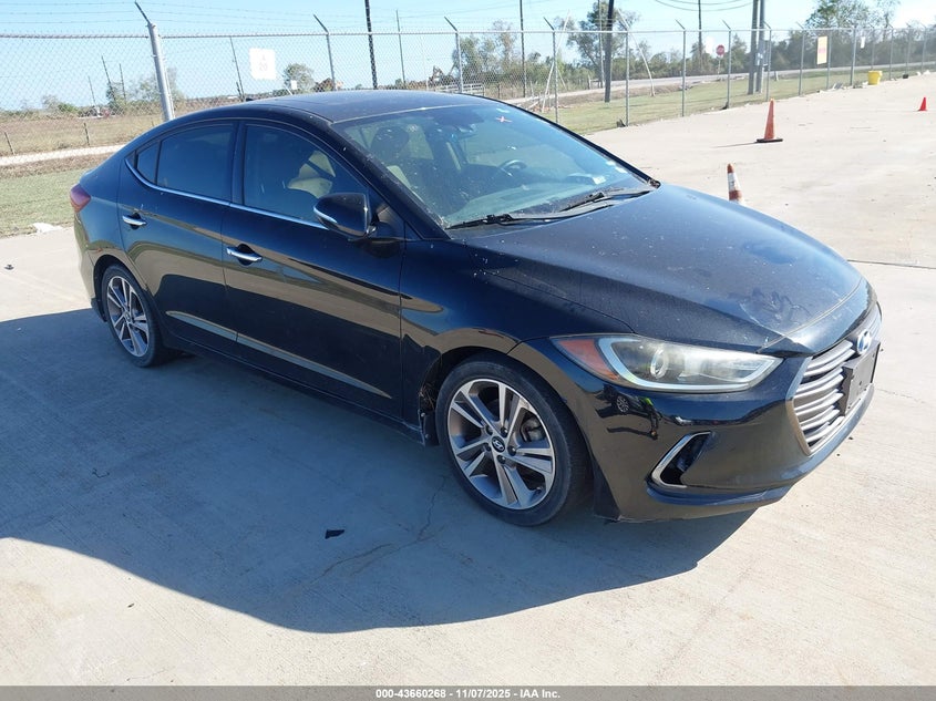 2017 HYUNDAI ELANTRA LIMITED - 5NPD84LF3HH003541