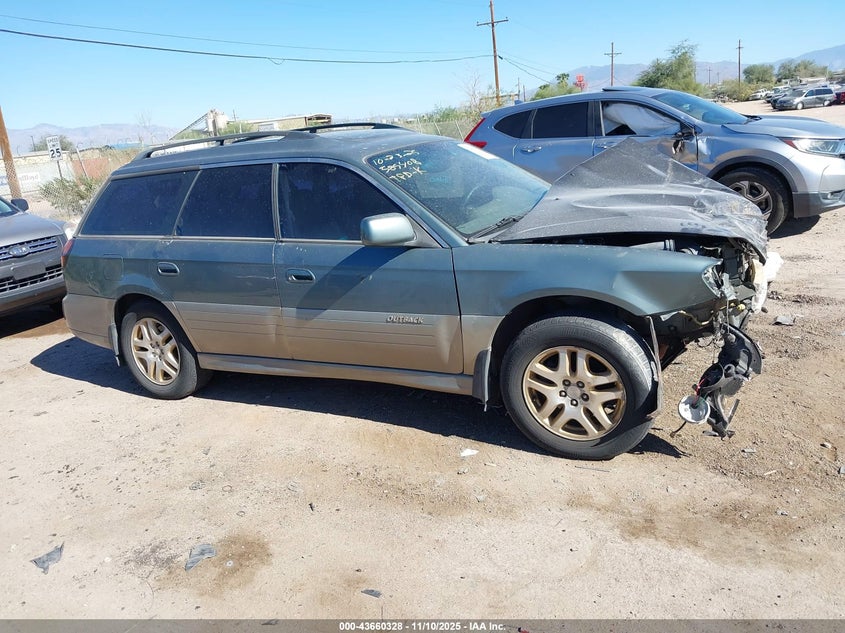 2002 Subaru Outback Limited VIN: 4S3BH686927655023 Lot: 43660328