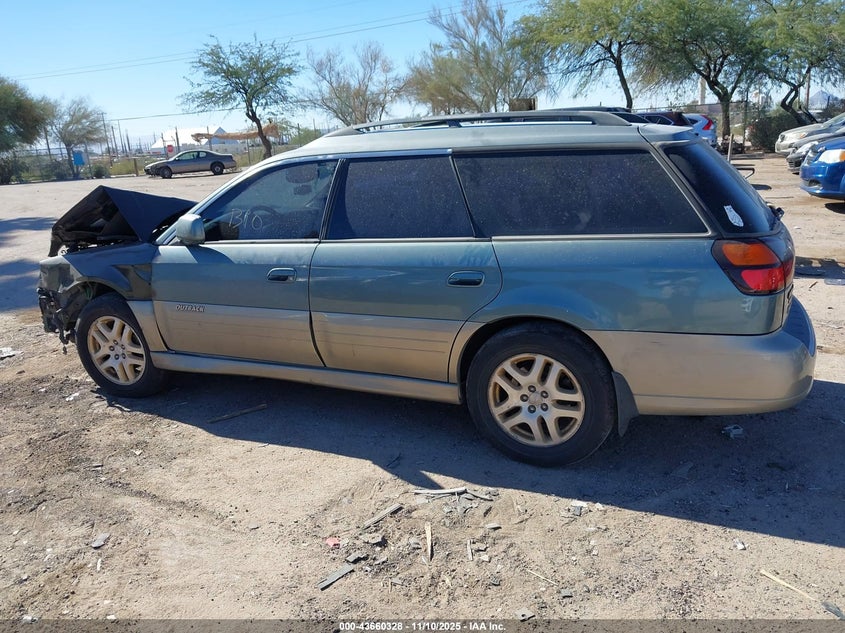2002 Subaru Outback Limited VIN: 4S3BH686927655023 Lot: 43660328