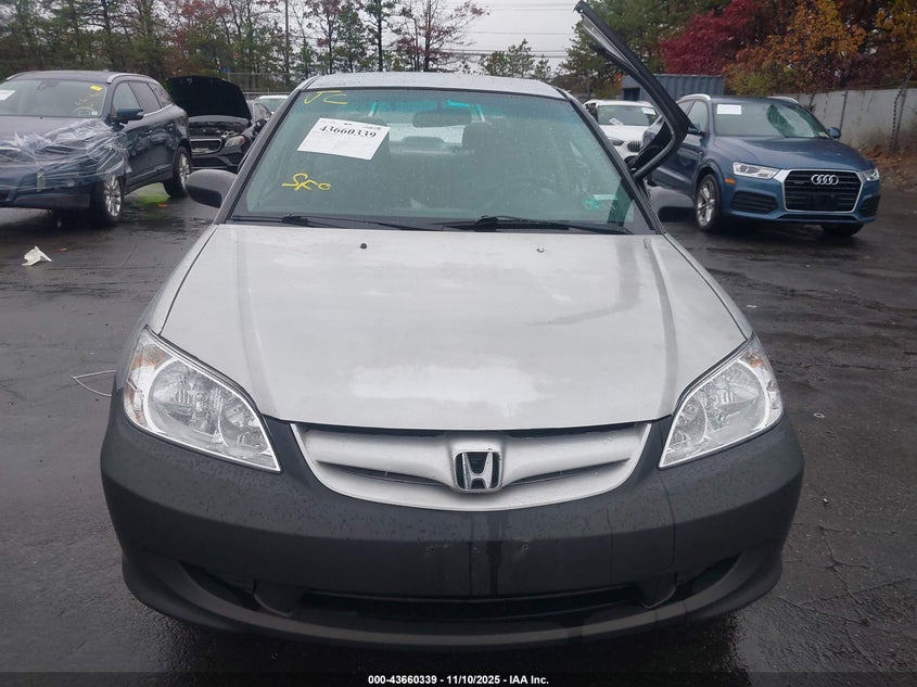 2004 Honda Civic Vp VIN: 2HGES16354H562583 Lot: 43660339